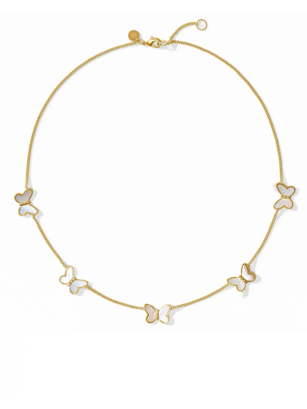 Julie Vos Delicate Butterfly Station Necklace